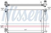 NISSENS 60231A Hűtőradiátor AUDI A6 / A6 ALLROAD / S6