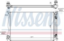 NISSENS 60232A Hűtőradiátor AUDI A6 / S6