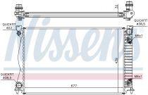 NISSENS 60233A Hűtőradiátor AUDI A6 / A6 ALLROAD / S6