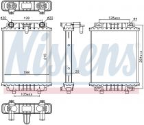 NISSENS 60372 Hűtőradiátor AUDI A1 / A3 / S1 / S3 / TT