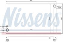 NISSENS 60428 Hűtőradiátor AUDI A8 / S8