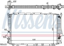 NISSENS 60477 Hűtőradiátor AUDI 100 / 100 QUATTRO / A6 / S6