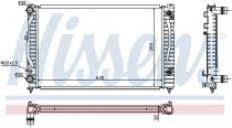 NISSENS 60499 Hűtőradiátor VOLKSWAGEN PASSAT B5
