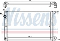 NISSENS 606610 Hűtőradiátor LEXUS NX