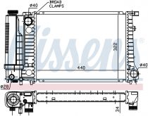 NISSENS 60735A Hűtőradiátor BMW 3 / 3 COMPACT / 5
