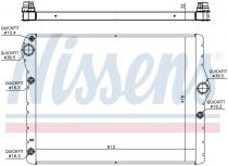 NISSENS 60778 Hűtőradiátor BMW 5 / 7
