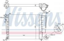 NISSENS 61335A Hűtőradiátor PEUGEOT 306