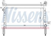NISSENS 61768 Hűtőradiátor FIAT DOBLO