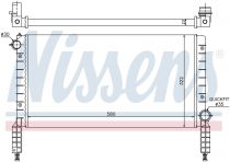 NISSENS 61769 Hűtőradiátor FIAT DOBLO