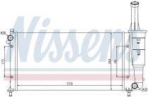 NISSENS 61889 Hűtőradiátor FIAT IDEA