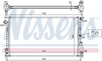 NISSENS 62015A Hűtőradiátor FORD TRANSIT CONNECT