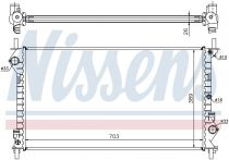 NISSENS 62021A Hűtőradiátor FORD TRANSIT CONNECT