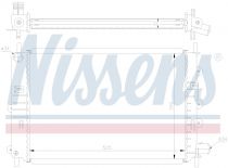 NISSENS 62164A Hűtőradiátor FORD ESCORT V - VI / ESCORT VII / ORION III