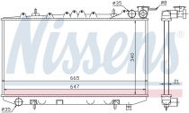 NISSENS 62421 Hűtőradiátor NISSAN PRIMERA