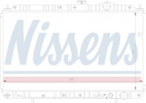 NISSENS 62844 Hűtőradiátor MITSUBISHI COLT / LANCER