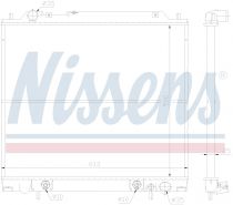 NISSENS 62855 Hűtőradiátor MITSUBISHI DELICA / L 400 / SPACE GEAR
