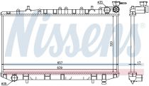NISSENS 62961 Hűtőradiátor NISSAN ALMERA / SUNNY
