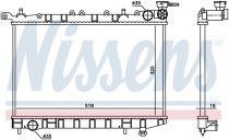 NISSENS 62974 Hűtőradiátor NISSAN ALMERA / NX-COUPE / PULSAR / SENTRA