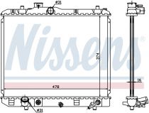 NISSENS 630706 Hűtőradiátor OPEL AGILA B
