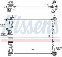 NISSENS 630735 Hűtőradiátor OPEL MERIVA B