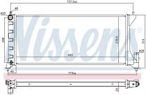 NISSENS 630749 Hűtőradiátor SUZUKI IGNIS II / WAGON R+