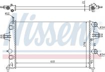 NISSENS 63091 Hűtőradiátor OPEL ASTRA G
