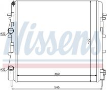 NISSENS 63763 Hűtőradiátor NISSAN KUBISTAR