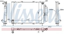 NISSENS 637637 Hűtőradiátor RENAULT KANGOO I