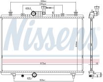 NISSENS 637645 Hűtőradiátor RENAULT KOLEOS