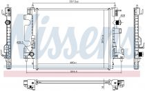 NISSENS 637659 Hűtőradiátor RENAULT TWINGO III