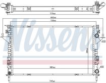 NISSENS 637666 Hűtőradiátor RENAULT CLIO II / ESPACE 4 / LAGUNA 2 / VEL SATIS