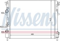 NISSENS 63794 Hűtőradiátor RENAULT CLIO II / CLIO SYMBOL / THALIA I