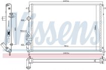NISSENS 63877 Hűtőradiátor RENAULT MEGANE 1 / SCENIC I