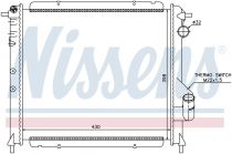 NISSENS 63892 Hűtőradiátor RENAULT EXPRESS / EXTRA / RAPID