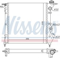 NISSENS 63928 Hűtőradiátor RENAULT CLIO I