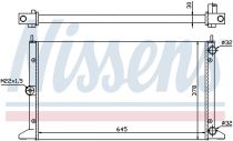 NISSENS 63991 Hűtőradiátor VOLKSWAGEN SHARAN