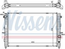 NISSENS 64313A Hűtőradiátor LAND ROVER DISCOVERY II