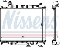 NISSENS 643222 Hűtőradiátor RANGE ROVER III / SPORT