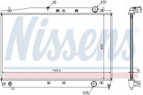 NISSENS 646802 Hűtőradiátor TOYOTA PREVIA / ESTIMA