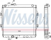 NISSENS 64683A Hűtőradiátor TOYOTA HI-LUX VI