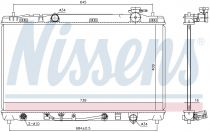 NISSENS 646844 Hűtőradiátor LEXUS ES V
