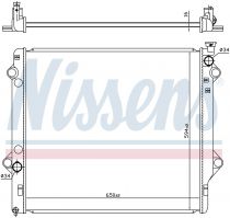 NISSENS 646863 Hűtőradiátor TOYOTA FJ CRUISER / LAND CRUISER PRADO