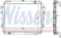 NISSENS 646884 Hűtőradiátor TOYOTA HI-LUX VII