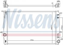 NISSENS 646928 Hűtőradiátor TOYOTA RAV 4 III
