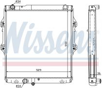 NISSENS 64698 Hűtőradiátor TOYOTA HI-LUX VI