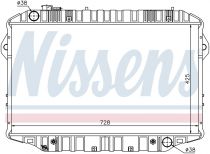 NISSENS 64861 Hűtőradiátor TOYOTA LAND CRUISER