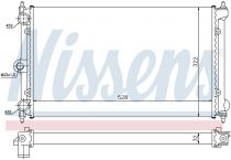 NISSENS 651731 Hűtőradiátor VOLKSWAGEN POLO II