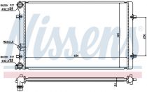 NISSENS 652011 Hűtőradiátor SEAT LEON / TOLEDO II