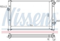 NISSENS 652511 Hűtőradiátor VOLKSWAGEN PASSAT B4