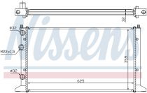 NISSENS 65265A Hűtőradiátor VOLKSWAGEN GOLF III